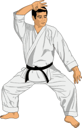 Karate Student Logo